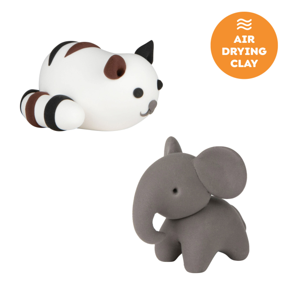 Tiger Tribe Super Clay Grey pasta modellabile leggera