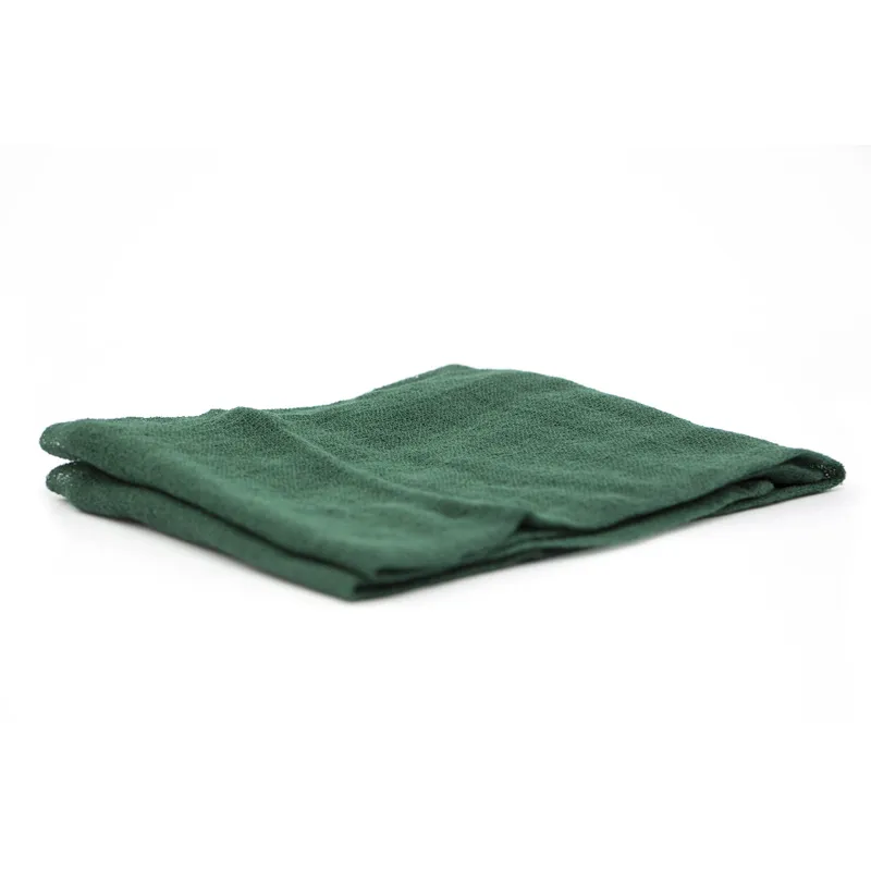 Ostheimer telo gioco garza di cotone verde scuro 90x90 cm