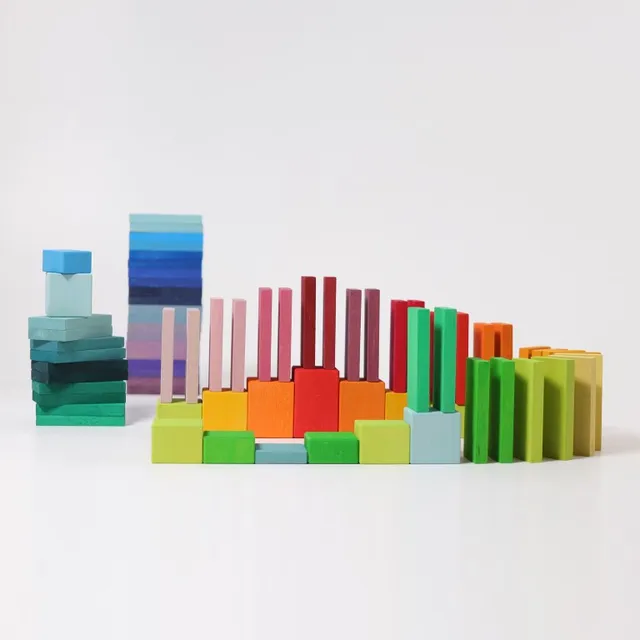 Grimm's Color Charts Rally domino costruzioni legno 29 colori