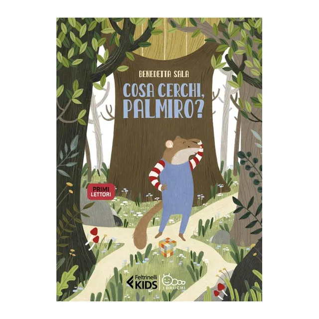 Feltrinelli Cosa cerchi Palmiro? albo illustrato maiuscolo