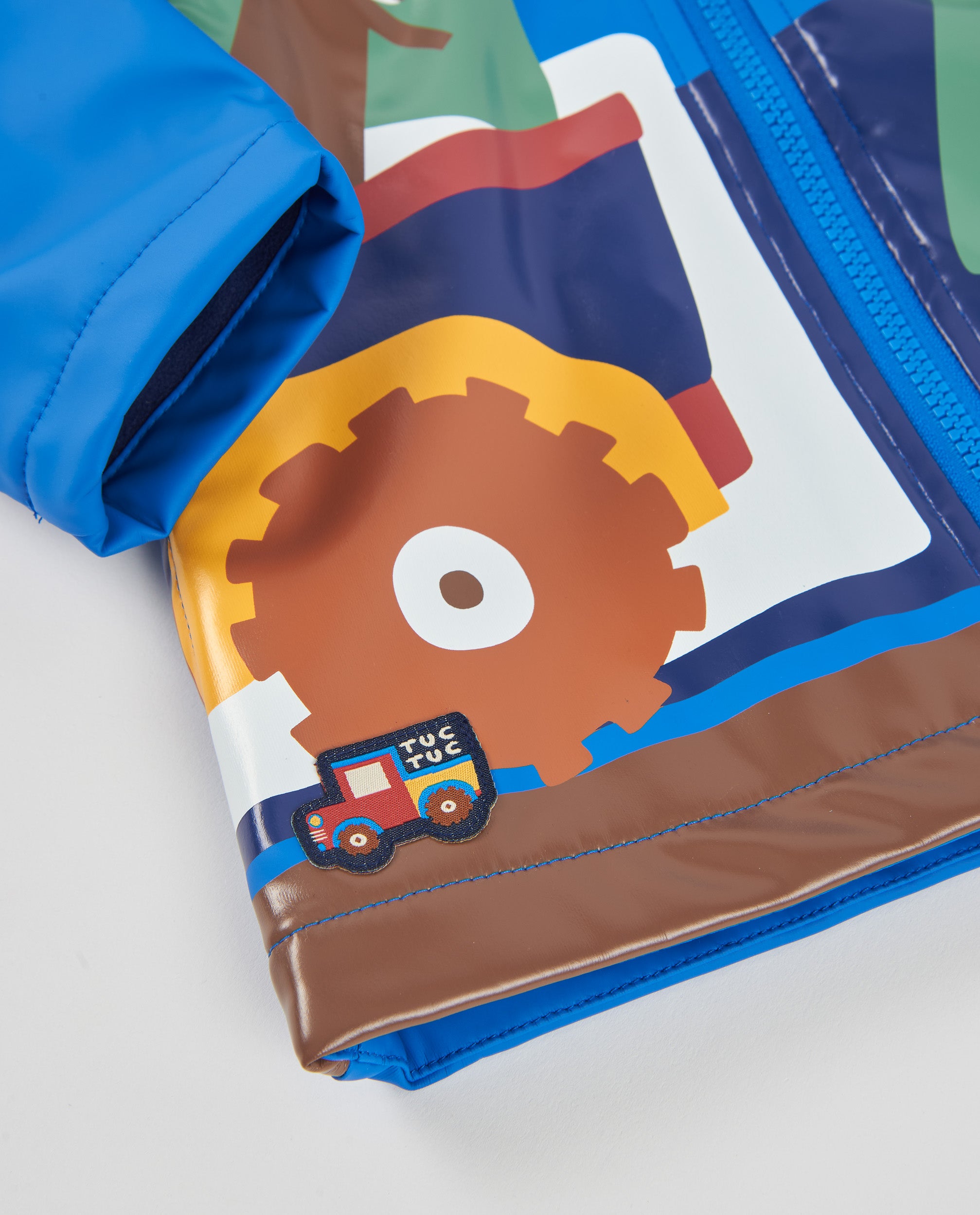 Tuc Tuc giacca pioggia bambino cappuccio blu