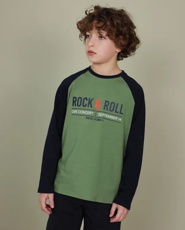 Tuc Tuc maglia bambino rock verde oliva
