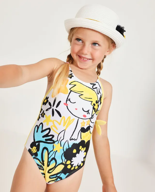 Tuc Tuc costume intero bambina giallo fantasia