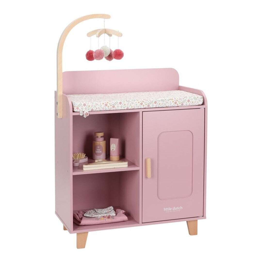 Little Dutch fasciatoio bambole armadio legno con accessori