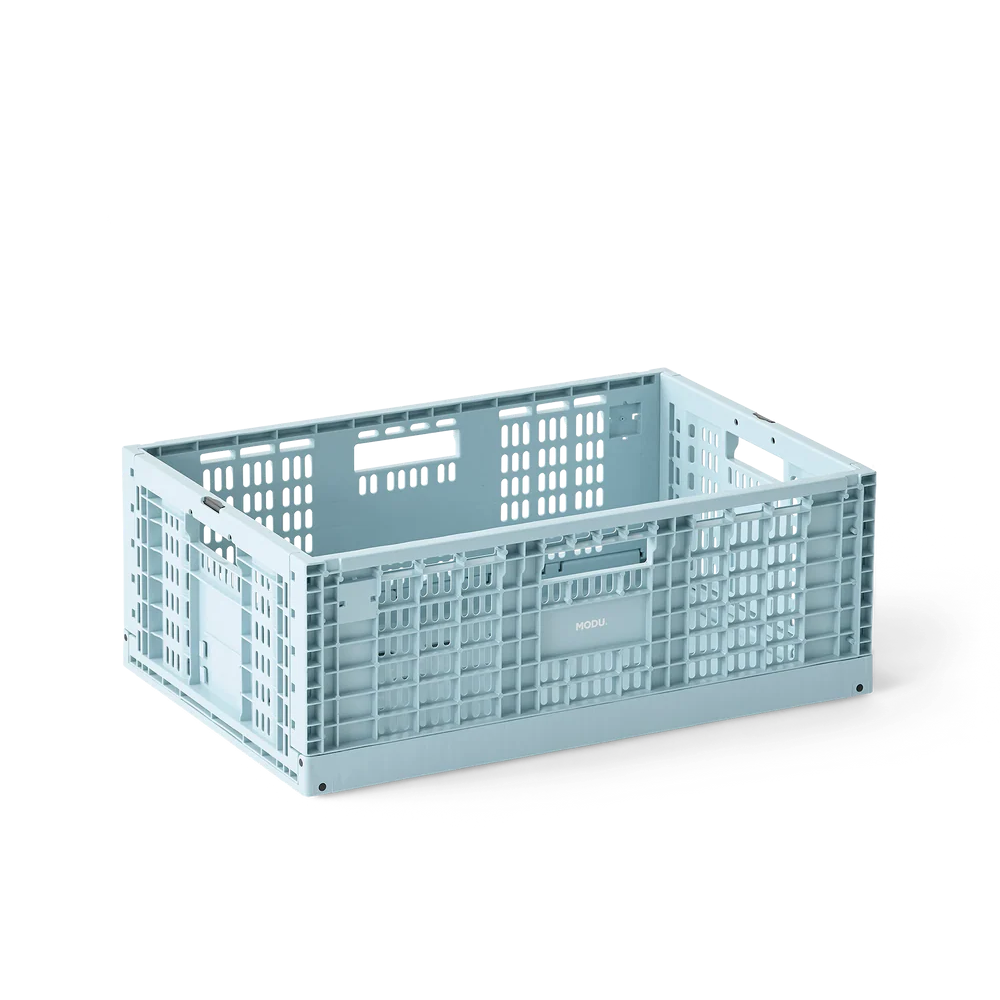MODU Storage Crate cassetta contenitore azzurra 60x40