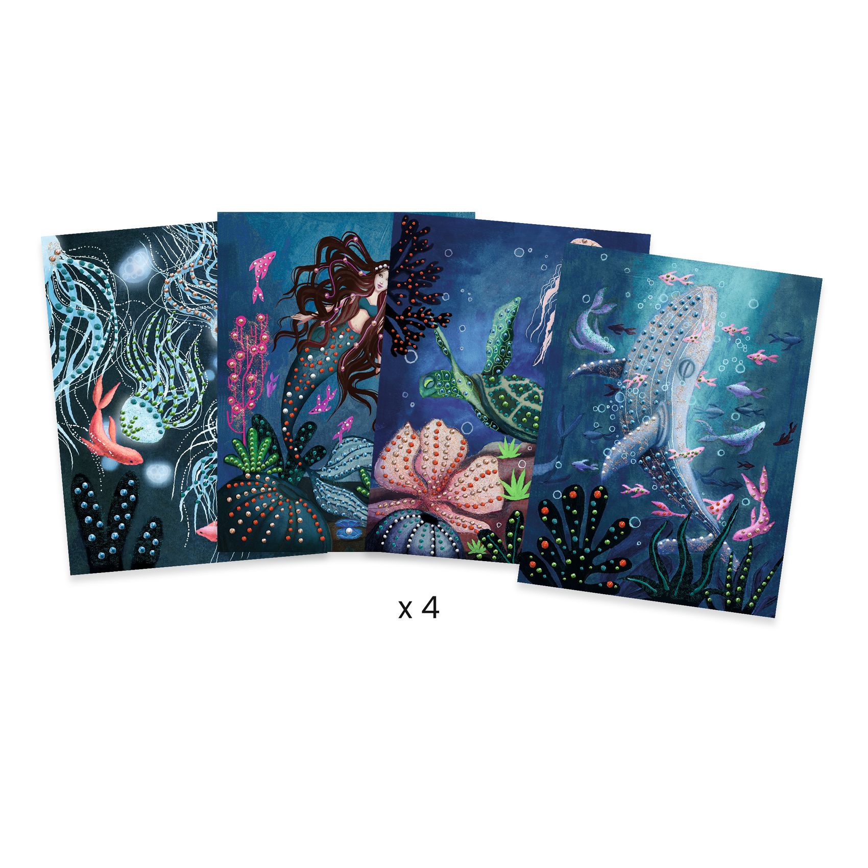 Djeco Peinture Abysses Set Pittura 3D Animali