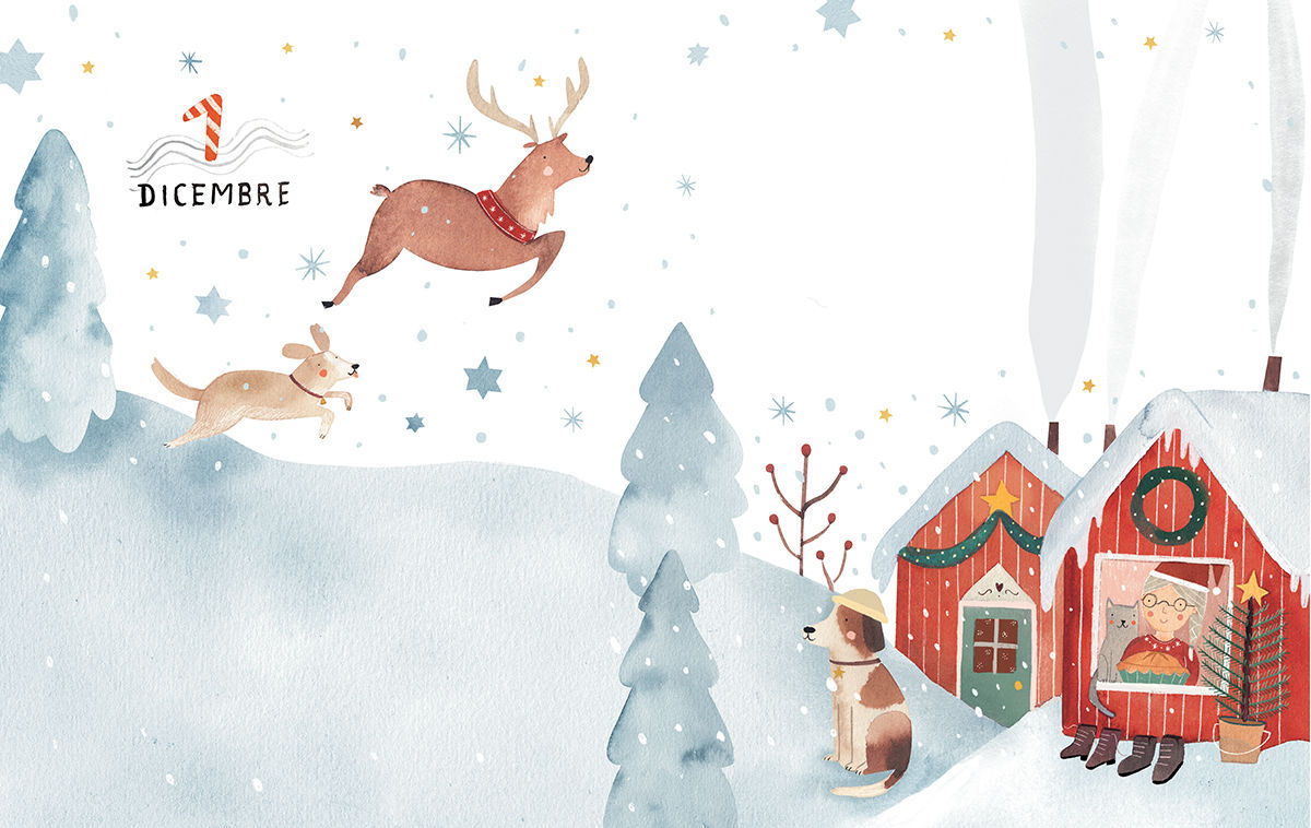 Gribaudo Piccole Storie di Felice Natale Libro Avvento