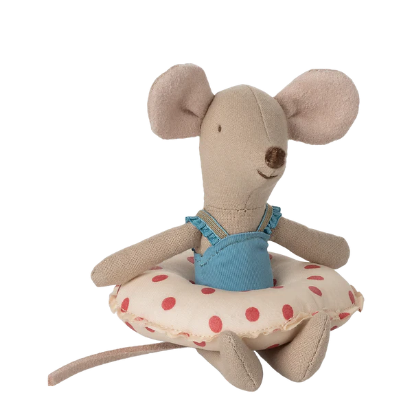 Maileg Little Sister Topolina Mare con Ciambella