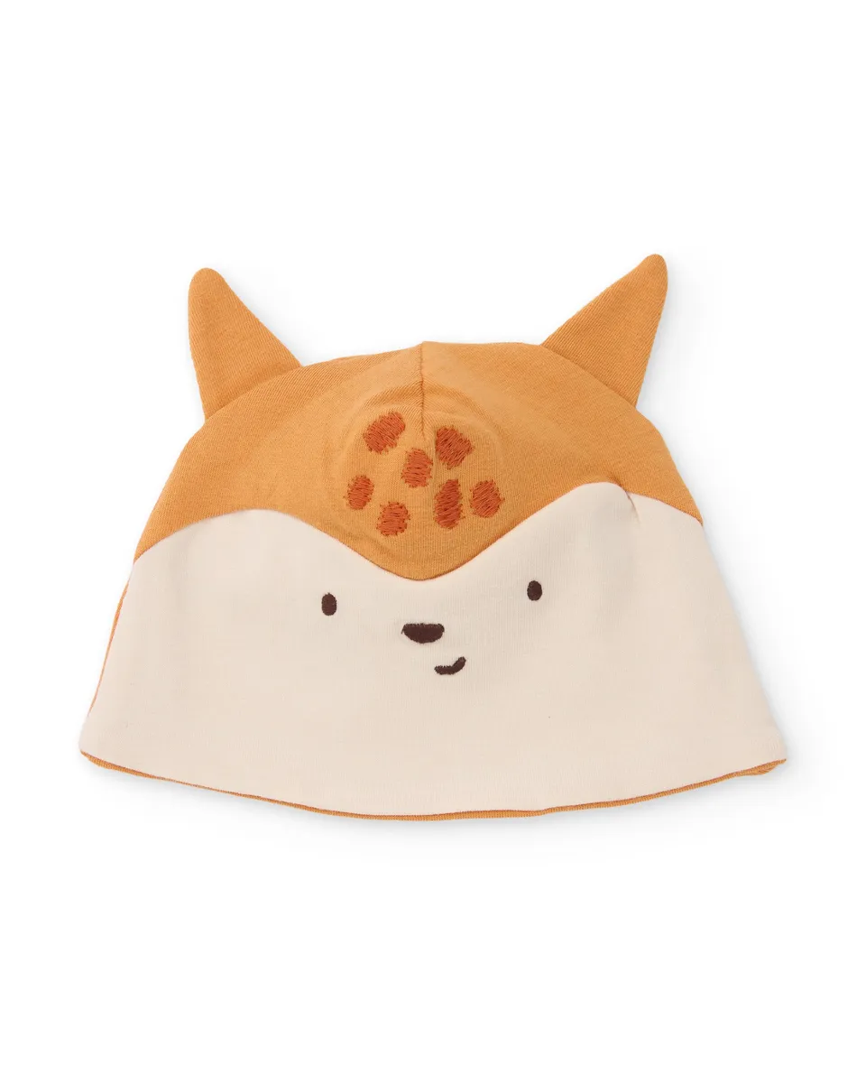 Tuc tuc Magic Foxy cappello neonato cotone camel animaletti