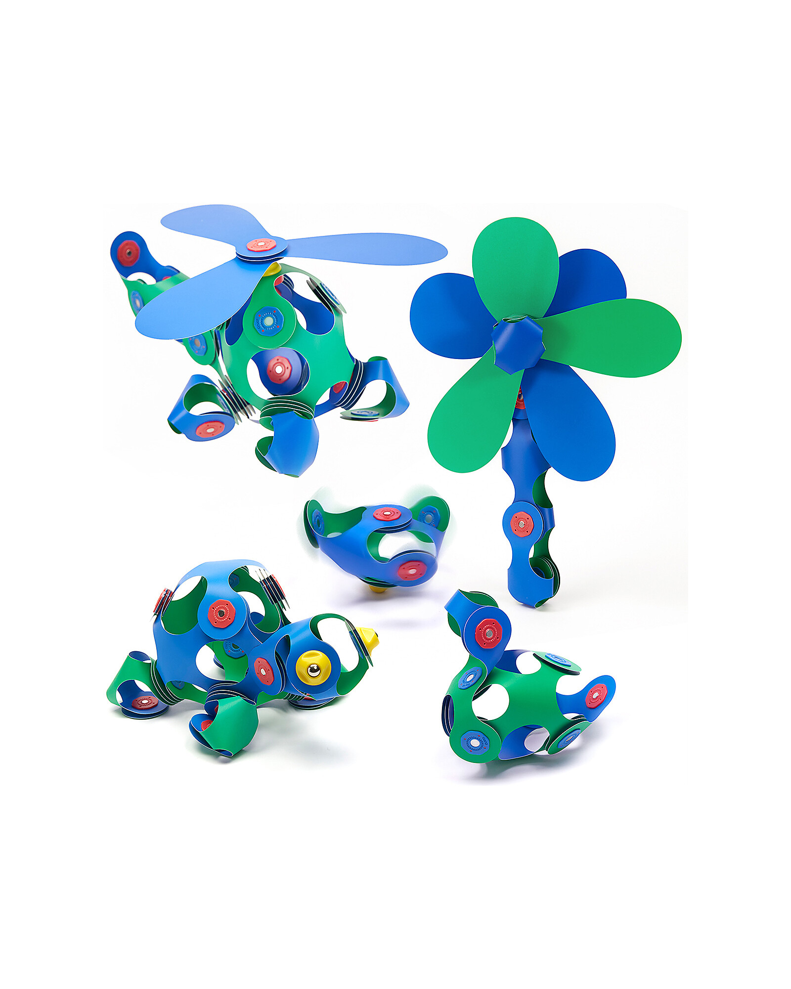 Clixo Crew Pack 30 pezzi gioco magnetico blu verde