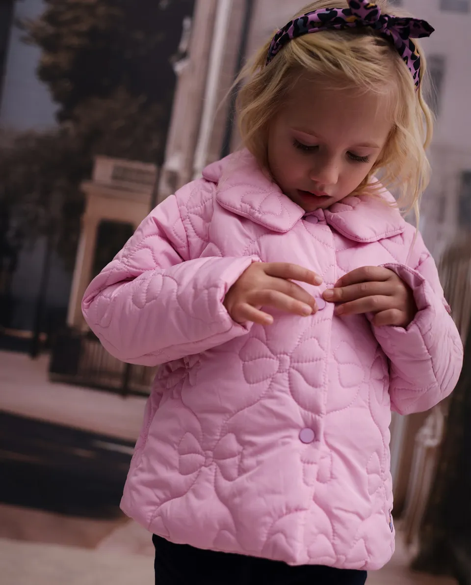 Tuc Tuc piumino bambina rosa fiocchi trapuntato