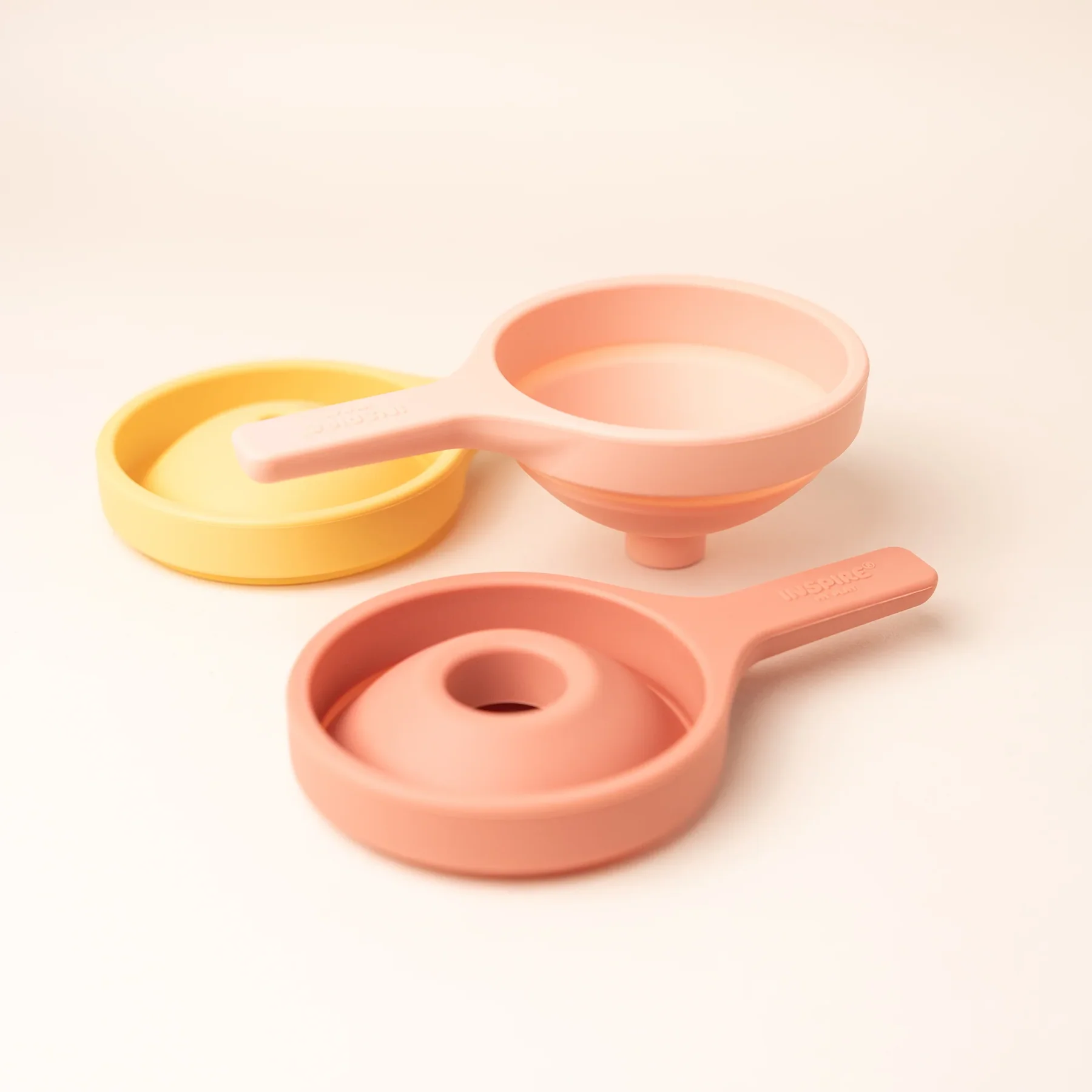 Inspire My Play Imbuti set 3 imbuti silicone coral