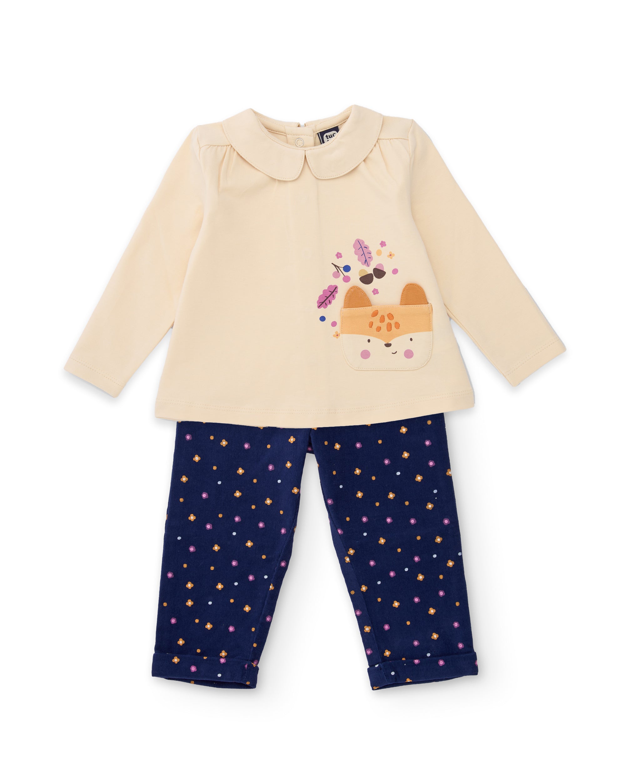 Tuc Tuc Magic Foxy completo neonata ecru pois