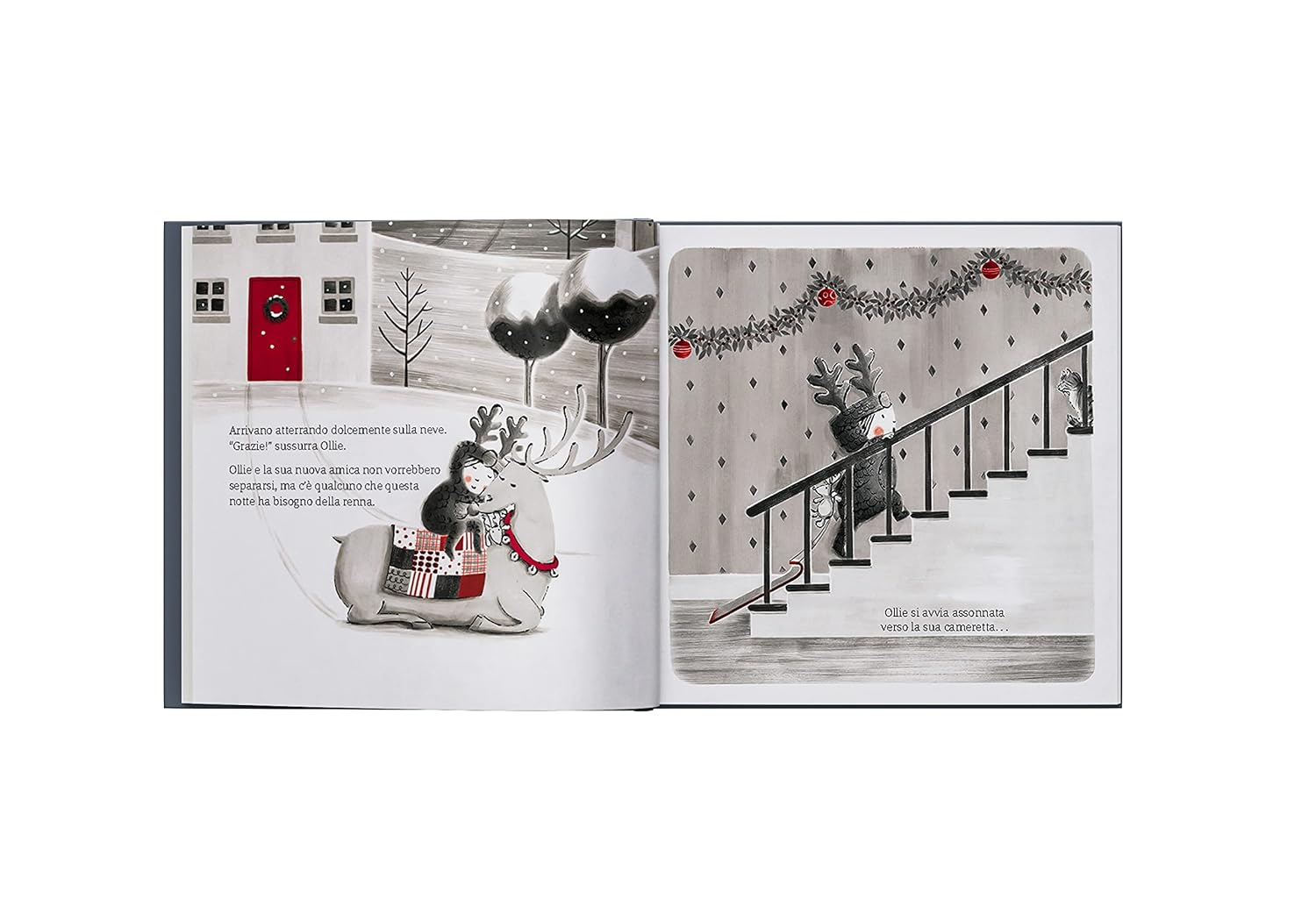 Nord-Sud Ollie e la Renna libro Natale 32 pagine 3-6 anni