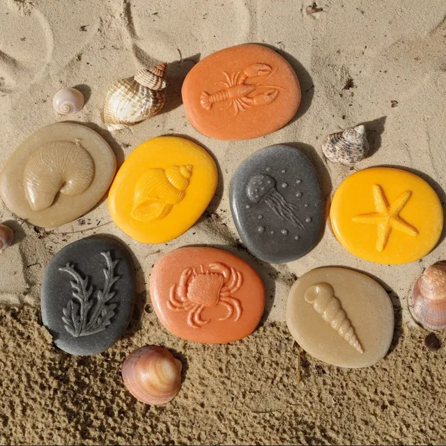 Yellow Door Spiaggia set 8 pietre sensoriali