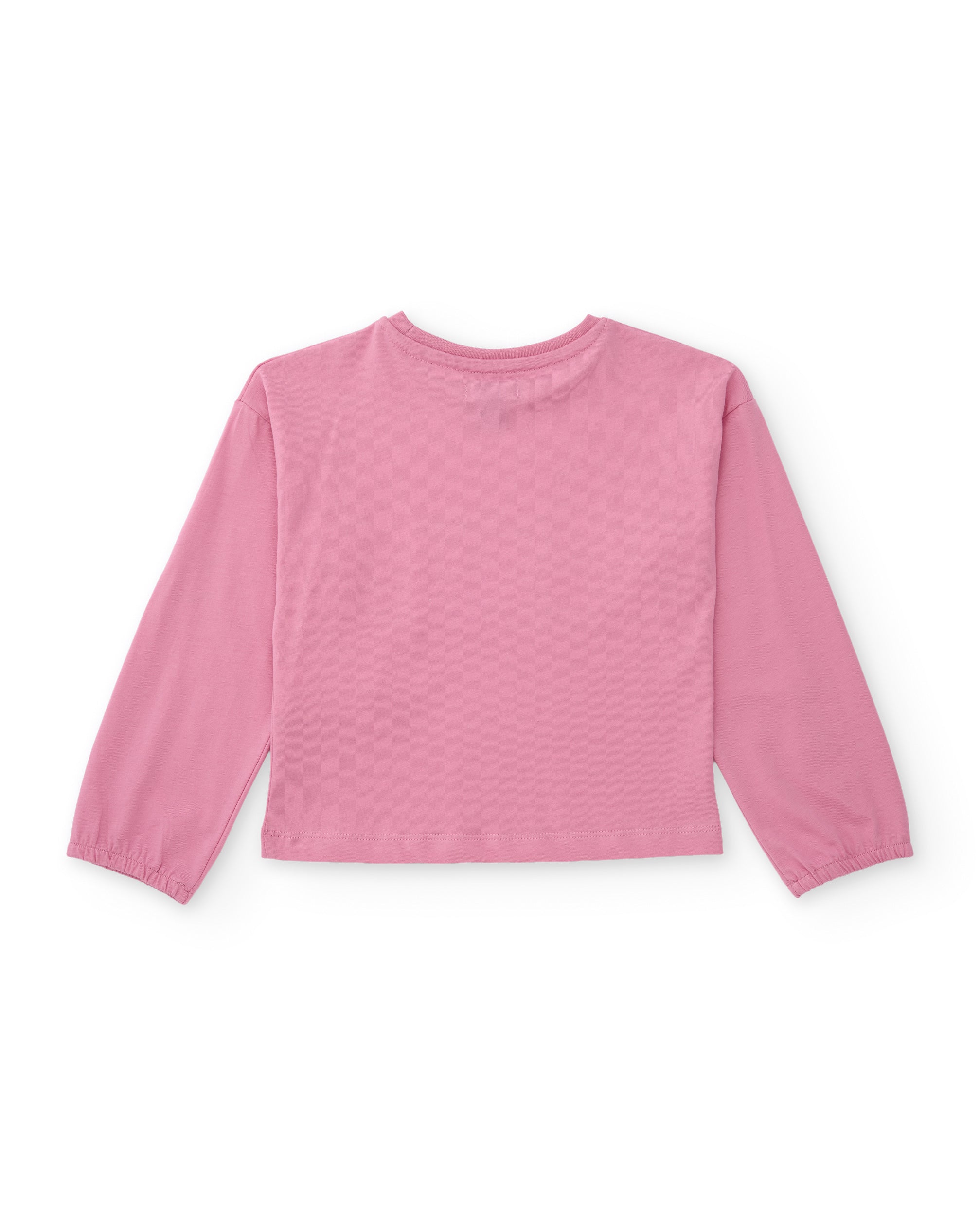 Tuc Tuc maglia bambina rosa ricamo fiori manica lunga
