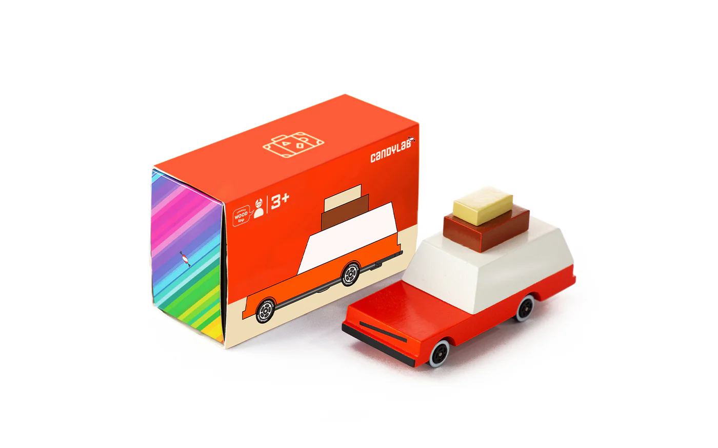 Candylab Candycar Luggage Wagon macchinina legno