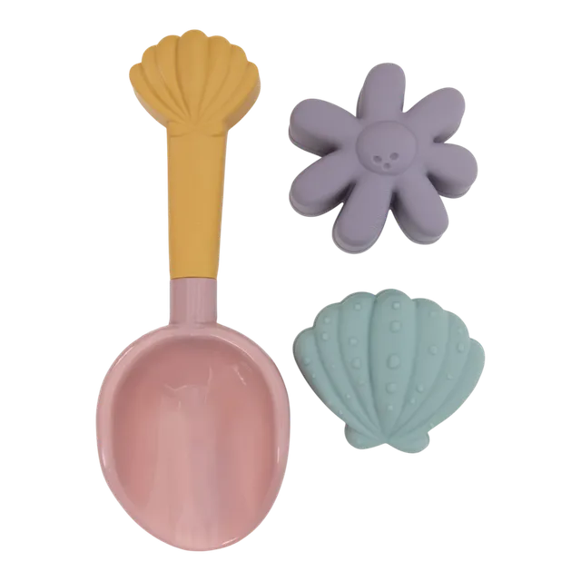 Little Dutch set spiaggia 3 pezzi rosa conchiglia bimbi