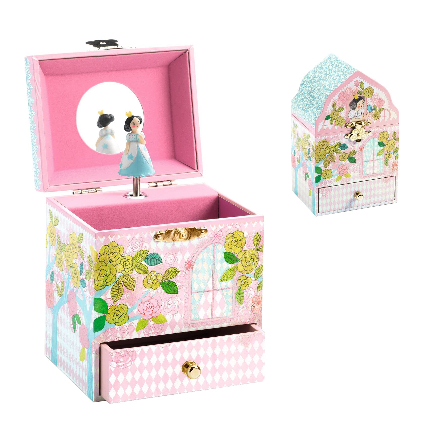 Djeco Delighted Palace scatola carillon Mozart con cassetto
