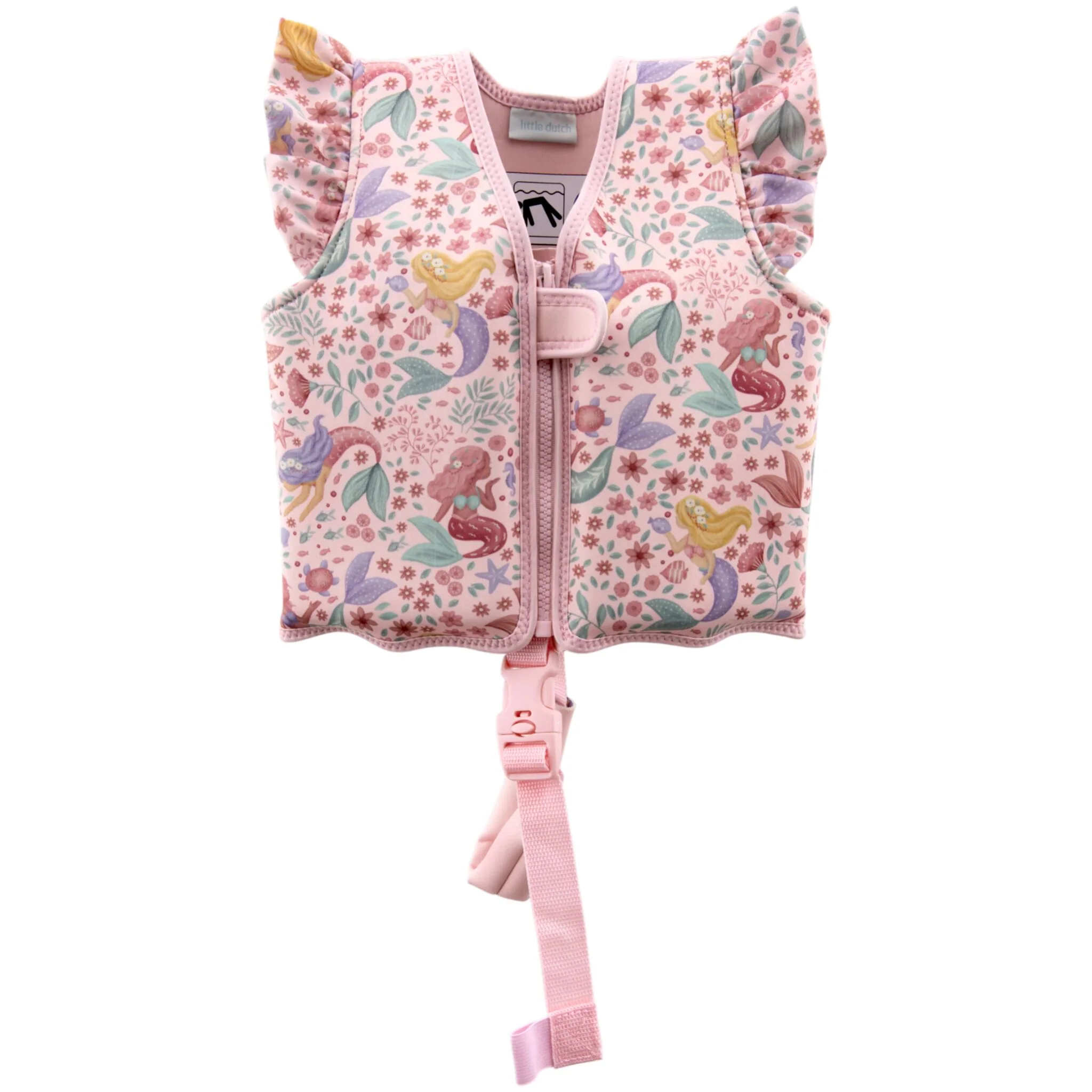 Little Dutch Mermaid gilet nuoto rosa 2-3 anni