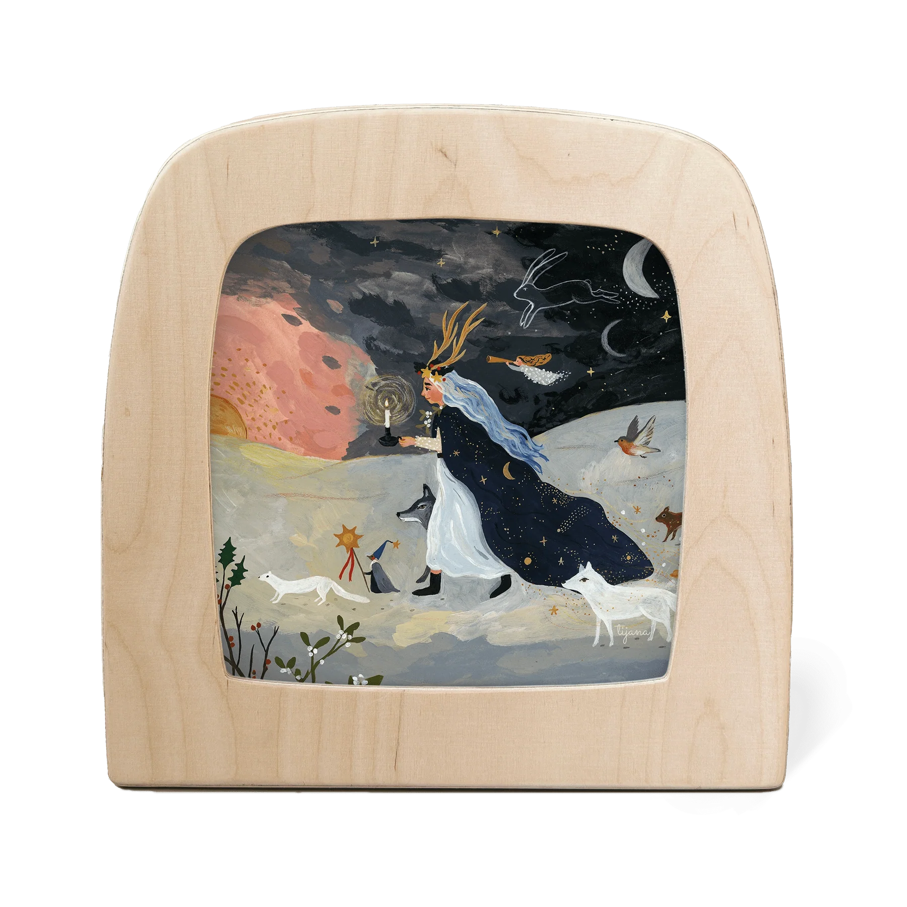 Toverlux Winter Solstice trasparenza lampada Waldorf
