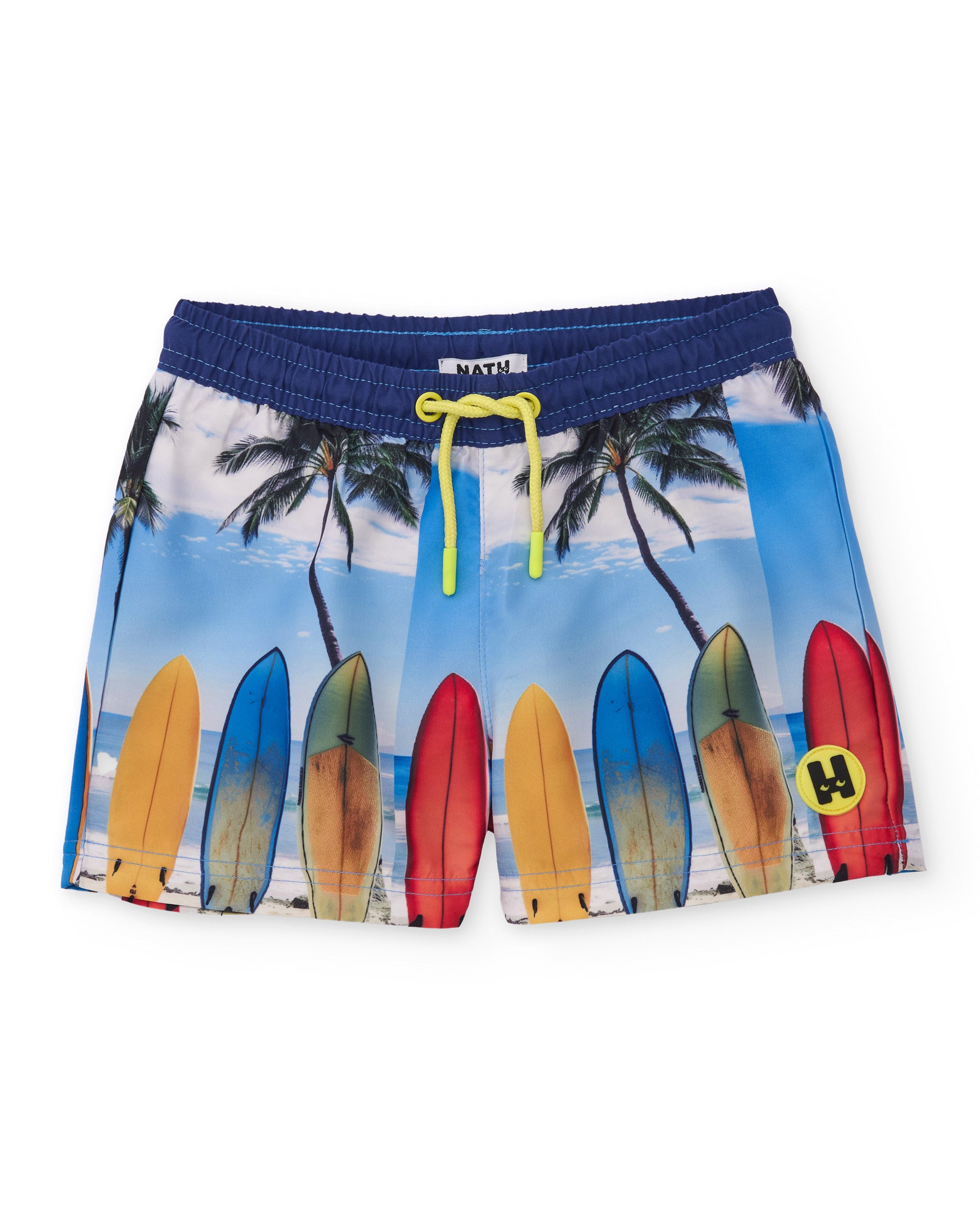 Tuc Tuc boxer mare bambino blu stampa surf