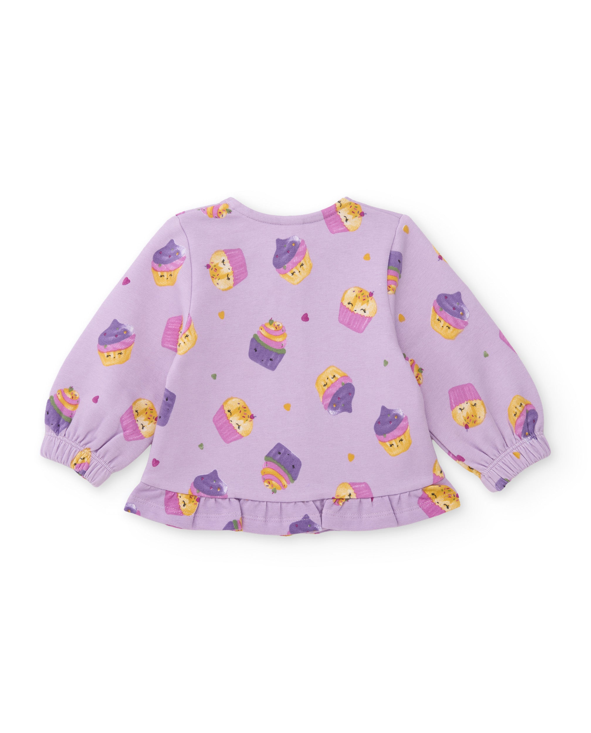 Tuc Tuc Completino Neonata 3 Pezzi Lilla Cupcake