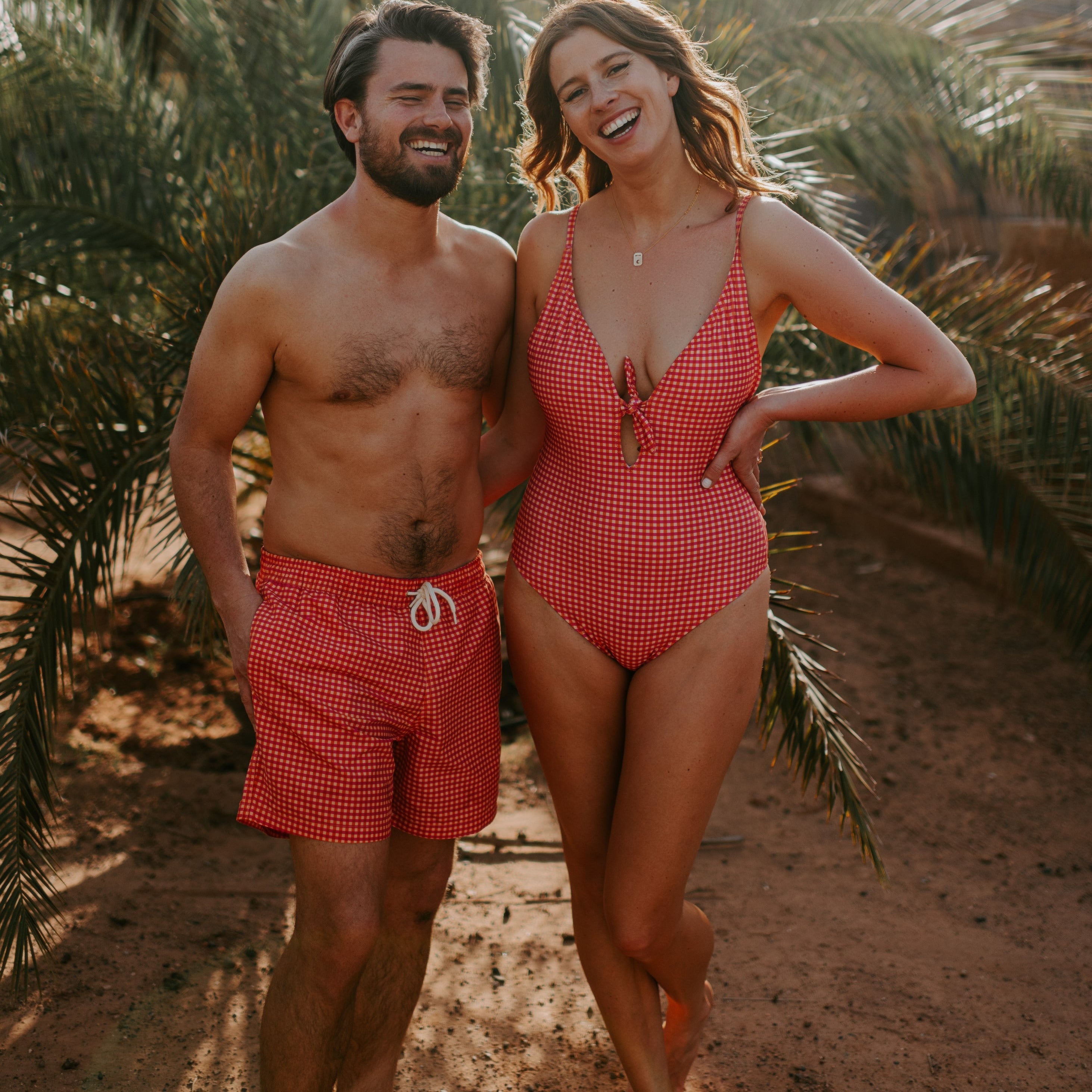 Ella and Rapha Vichy Etnico costume uomo protezione sole