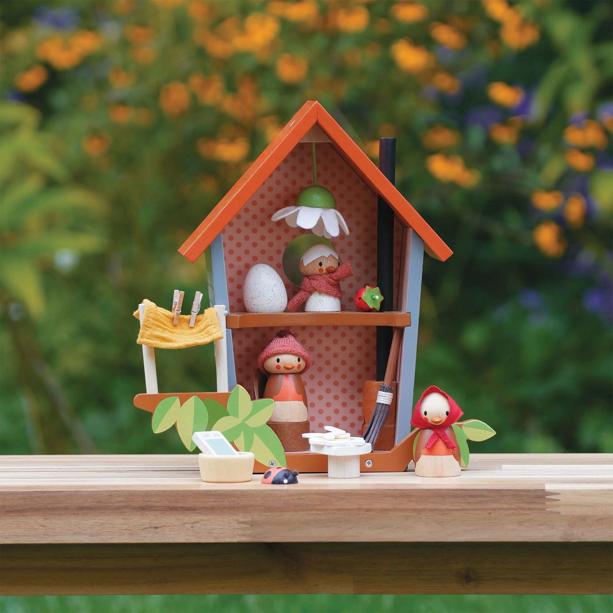 Tender Leaf Robin's Nest Box casetta legno 27 cm nido