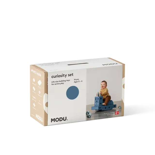 Modu Curiosity Set Blue-Sky gioco costruzioni 14 pezzi