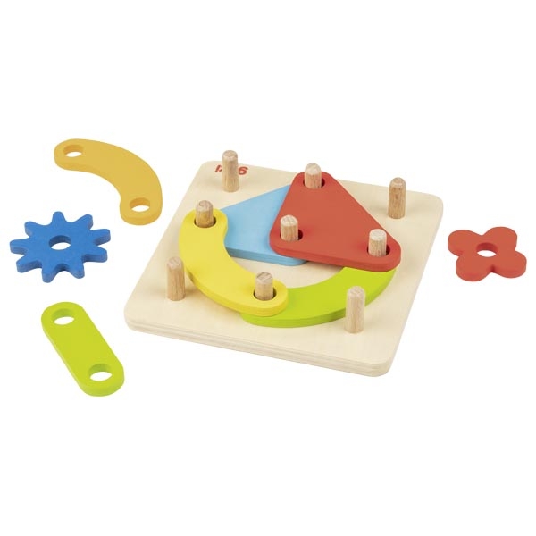Goki impilabile multifunzione gioco legno 69 pezzi