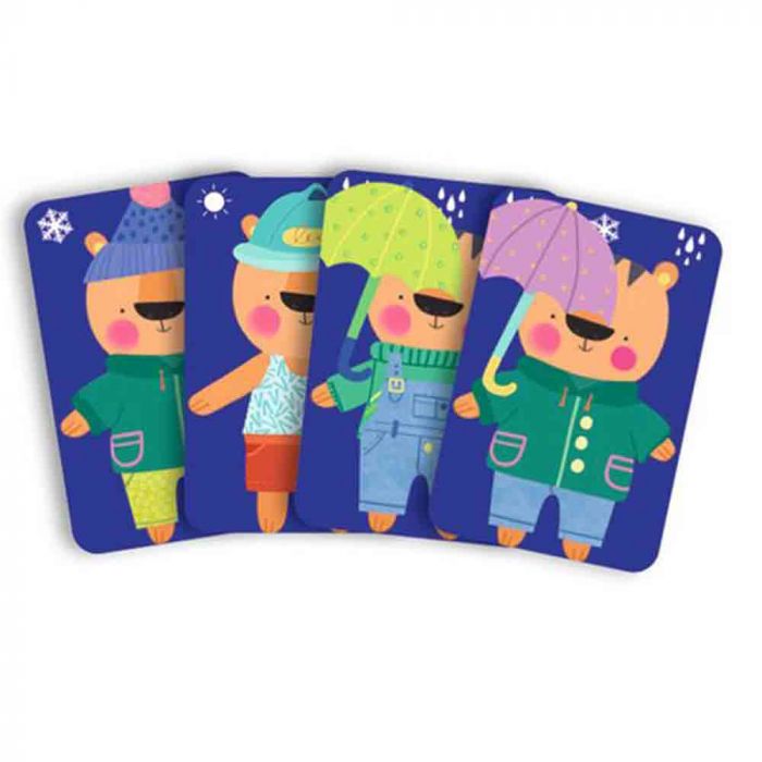 Djeco Rapido Meteo gioco memoria vestire Theo 3-6 anni