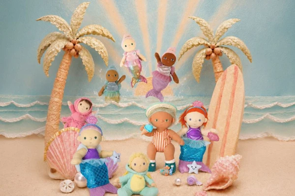 Olli Ella Dinkum Dolls Mermaid vestito sirena