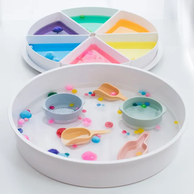 Inspire My Play PlayTray 3in1 vassoio sensoriale con scomparti