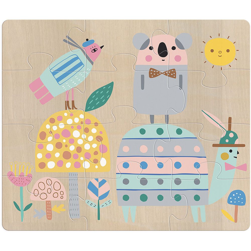 Vilac Suzy Ultman puzzle legno evolutivo 4 puzzle da 2 anni