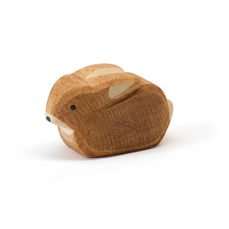 Ostheimer Coniglio Cucciolo figura legno h 2,5 cm