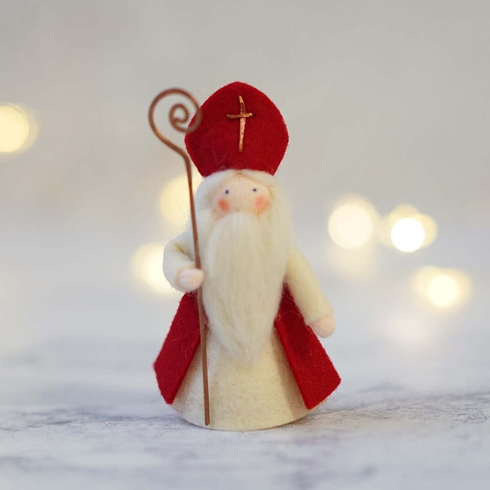 Ambrosius Saint Nicholas 105 bambolina waldorf feltro