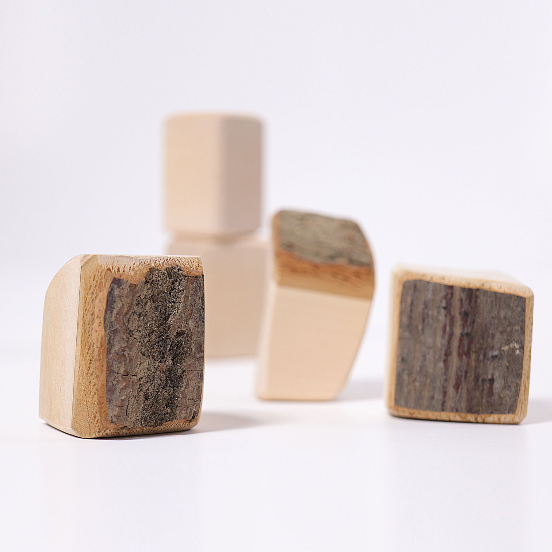 Grimm's Blocchi Naturali Set Costruzioni 15 Pezzi Legno