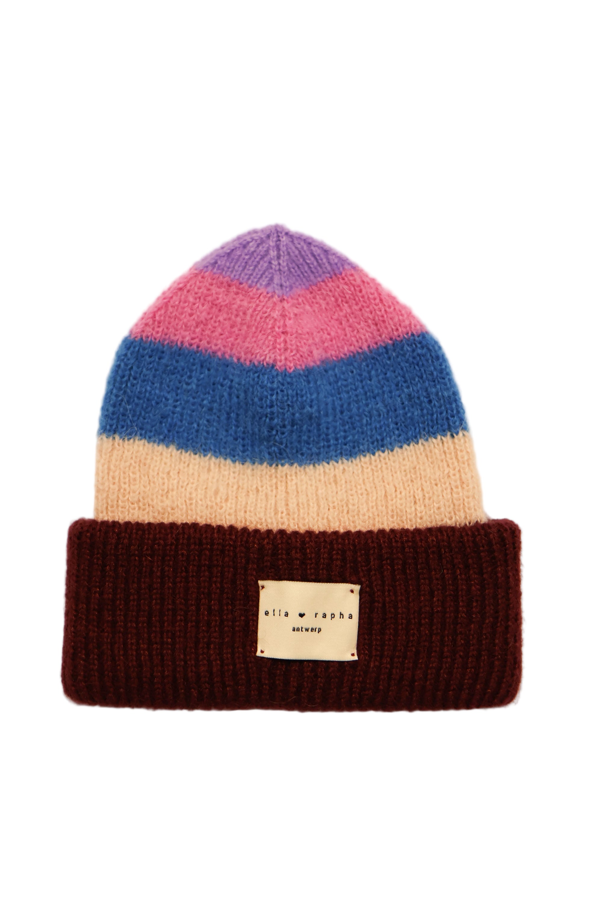 Ella and Rapha berretto bimbo multicolor in lana
