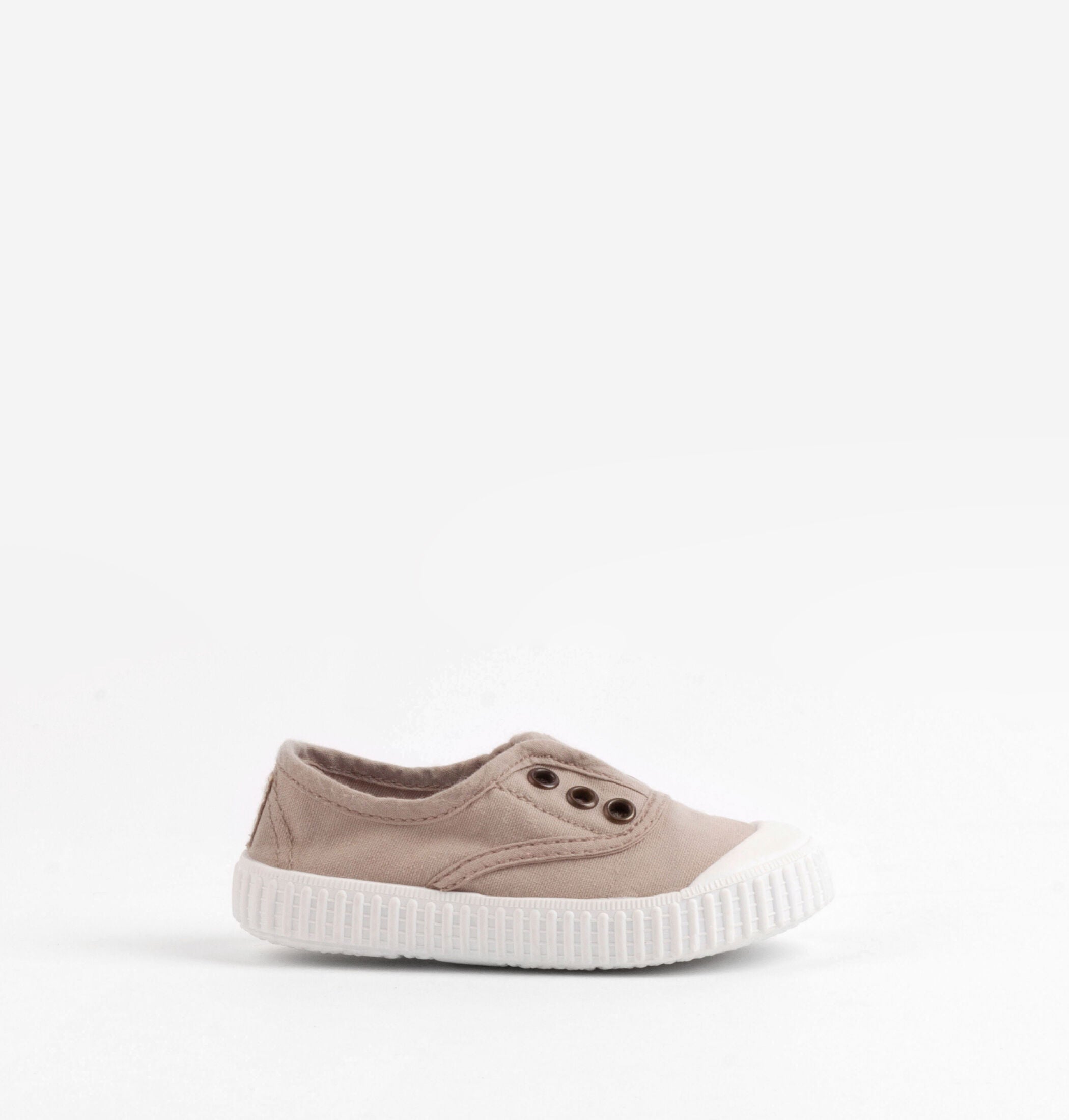 Victoria Dear World scarpe tela bimbo beige cotone bio
