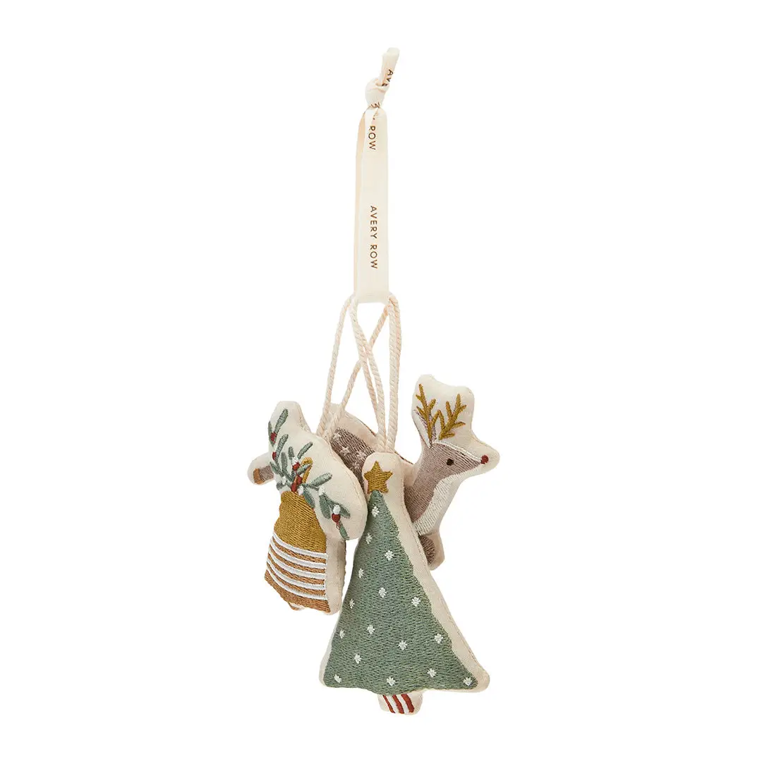 Avery Row Winter Woodland decorazioni albero 3 pezzi
