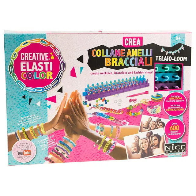 ElastiColor Set Base kit braccialetti elastici con telaio 600 elastici