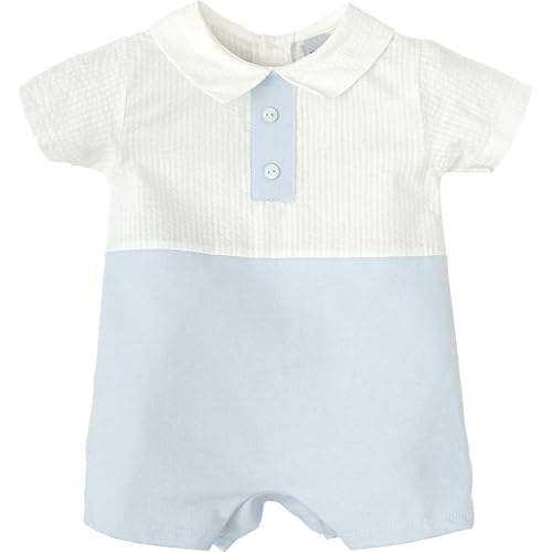 Babidu Vento tutina corta neonato maniche corte cotone