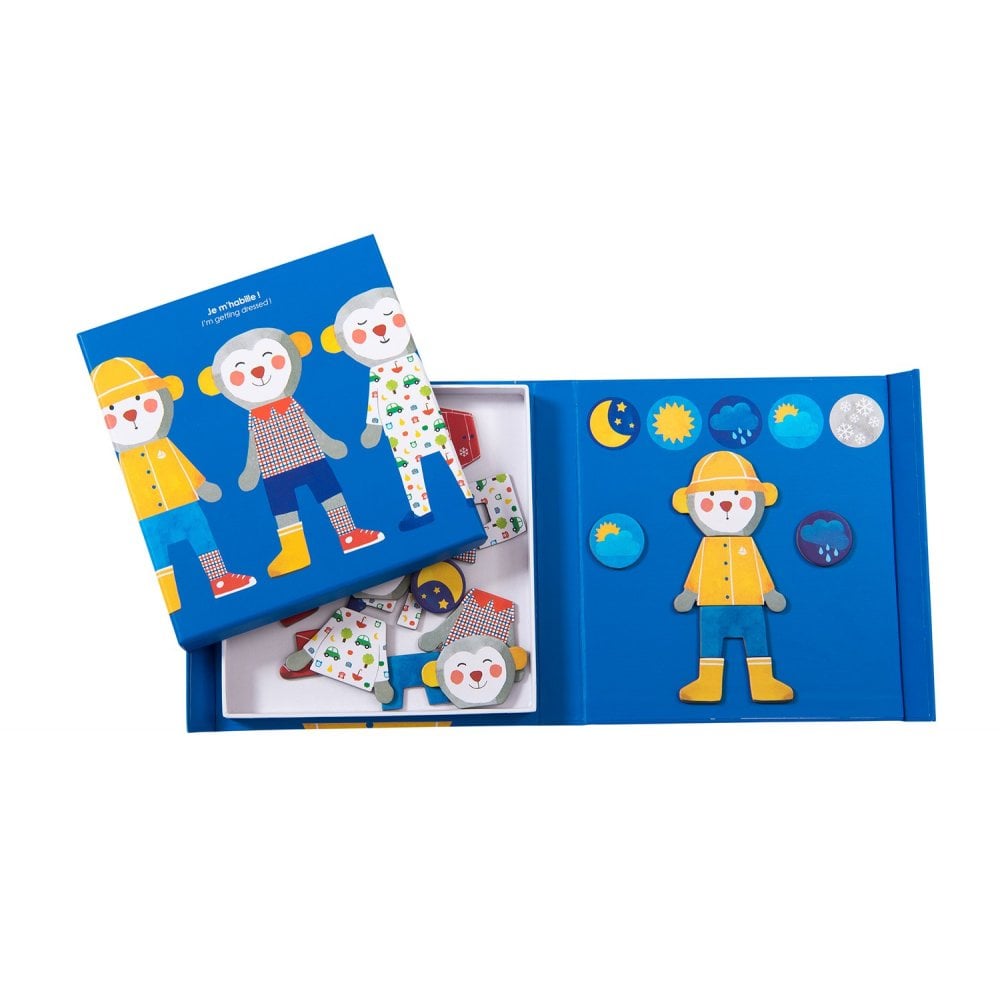Moulin Roty Popipop Mi vesto gioco magnetico 25 magneti