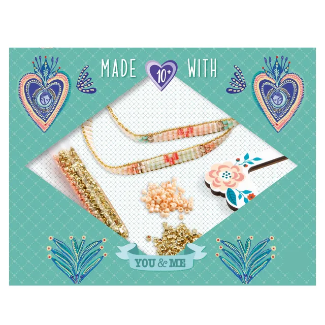 Djeco You&Me Moyuki kit braccialetti perline telaio