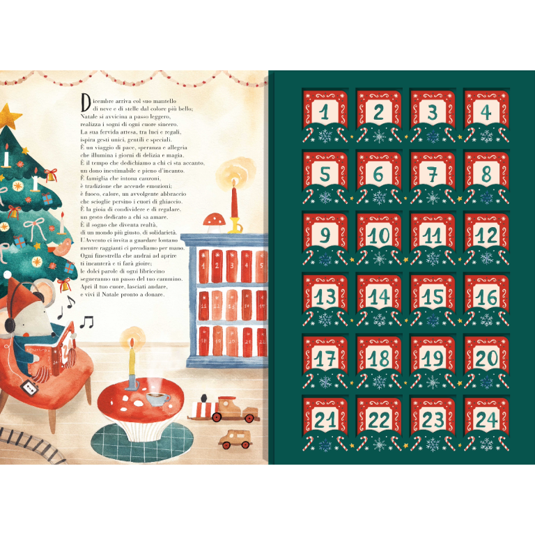 Sassi 24 Libretti Calendario Avvento bambini 3-6 anni