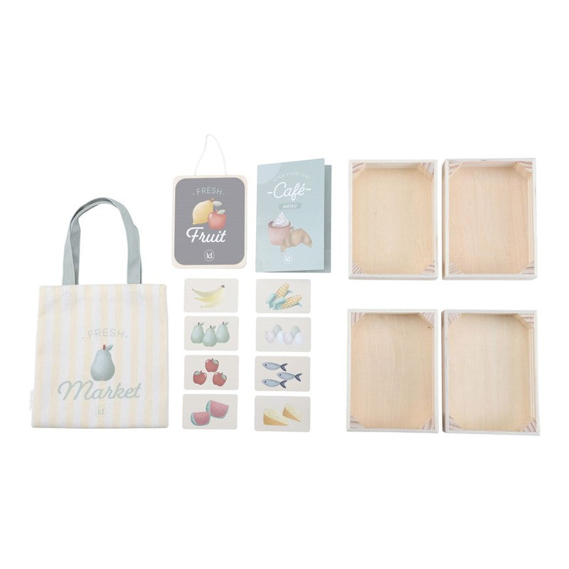 Little Dutch Banco Mercato Legno reversibile caffetteria