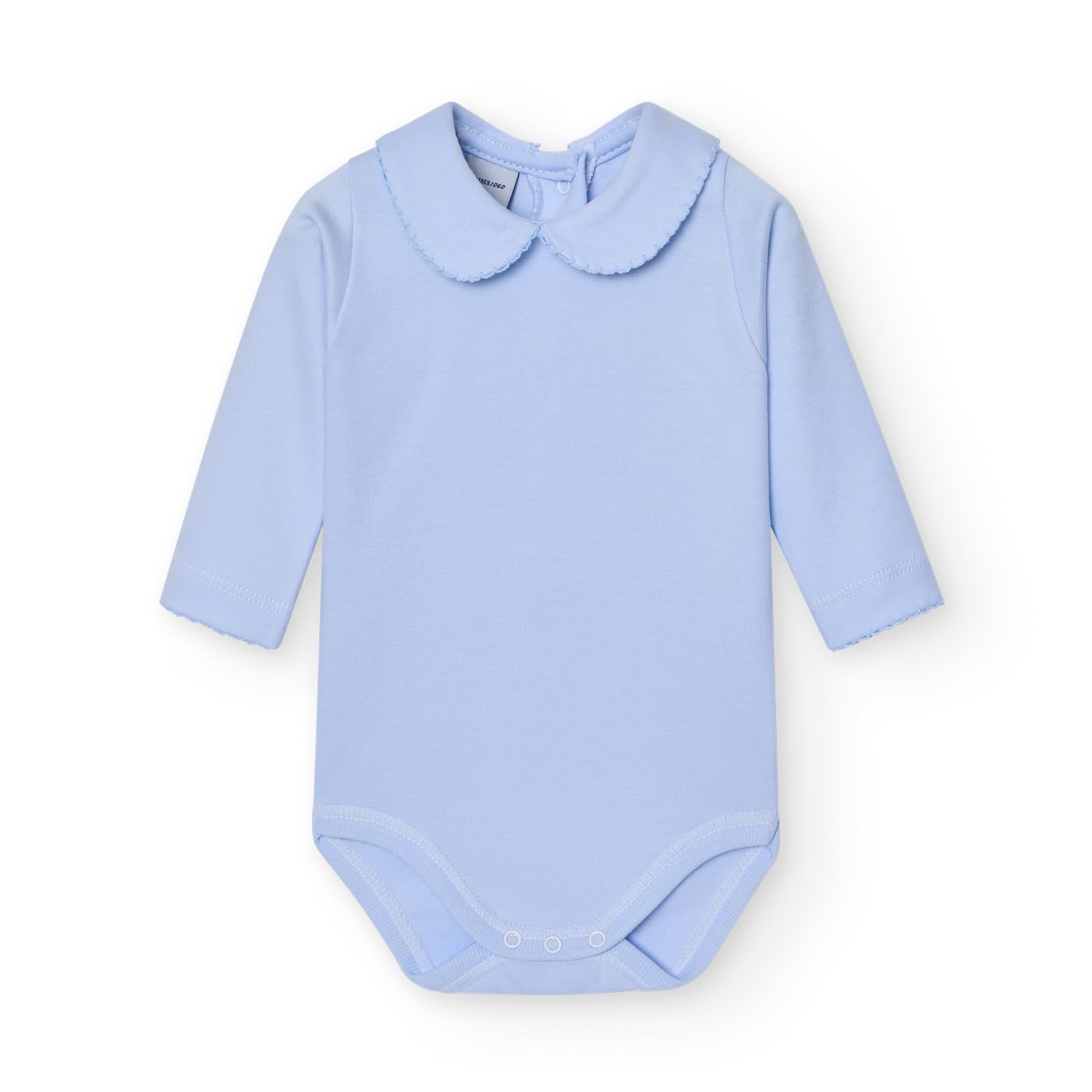 Babidu 1190 body manica lunga cotone azzurro cielo