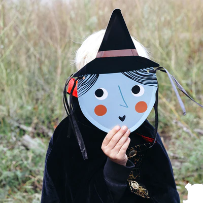 Meri Meri Strega piatti sagomati 8 pezzi Halloween