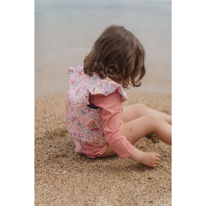 Little Dutch gilet galleggiante rosa sirene 2-3 anni